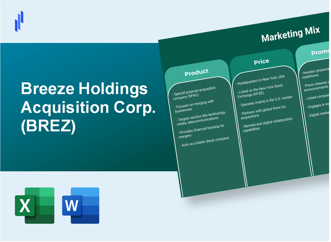 Marketing Mix Analysis of Breeze Holdings Acquisition Corp. (BREZ)