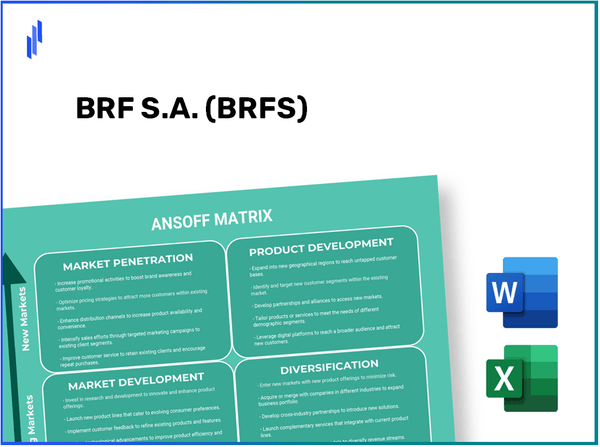 BRF S.A. (BRFS)Ansoff Matrix