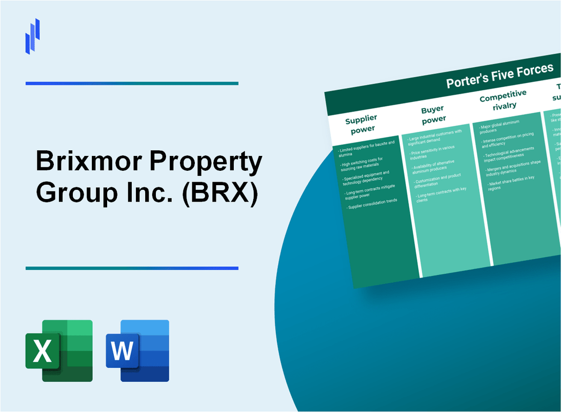 What are the Porter’s Five Forces of Brixmor Property Group Inc. (BRX)?