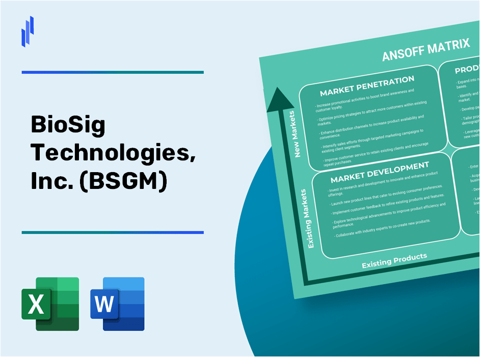 BioSig Technologies, Inc. (BSGM)Ansoff Matrix