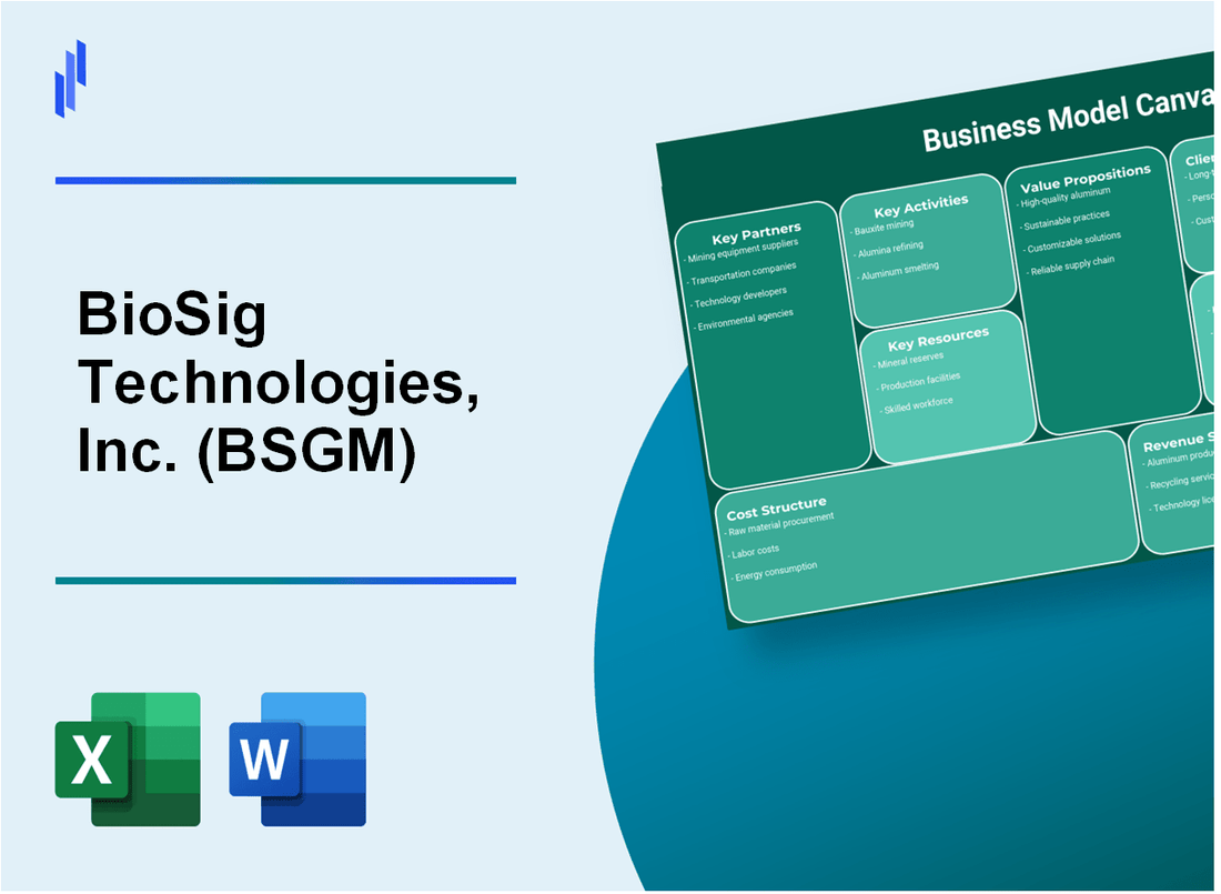 BioSig Technologies, Inc. (BSGM): Business Model Canvas