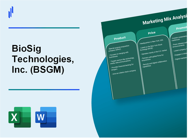 Marketing Mix Analysis of BioSig Technologies, Inc. (BSGM)