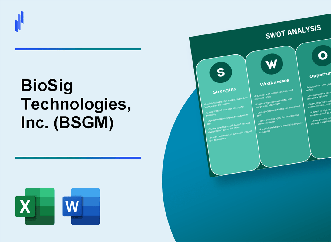 BioSig Technologies, Inc. (BSGM) SWOT Analysis