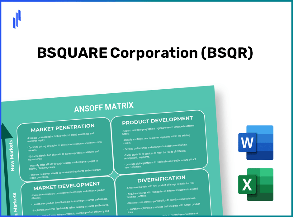 BSQUARE Corporation (BSQR)Ansoff Matrix