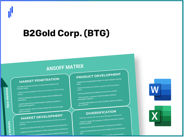 B2Gold Corp. (BTG)Ansoff Matrix