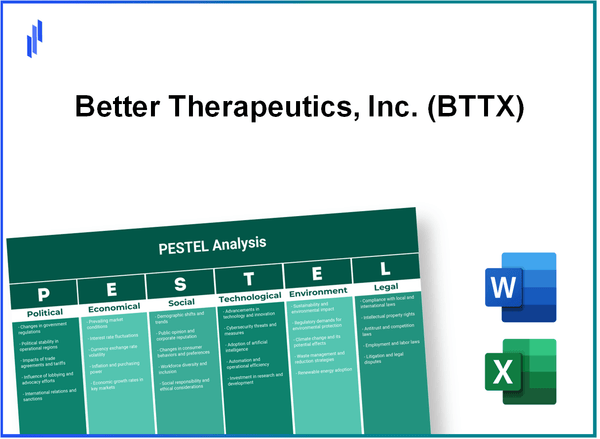 PESTEL Analysis of Better Therapeutics, Inc. (BTTX)