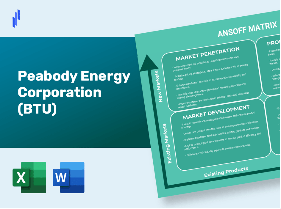 Peabody Energy Corporation (BTU)Ansoff Matrix