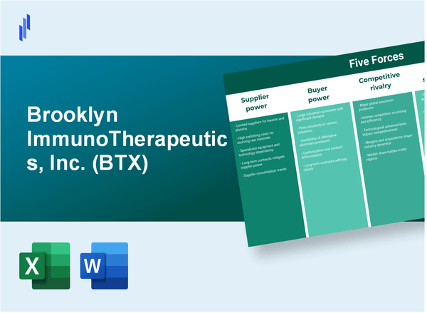 What are the Porter’s Five Forces of Brooklyn ImmunoTherapeutics, Inc. (BTX)?