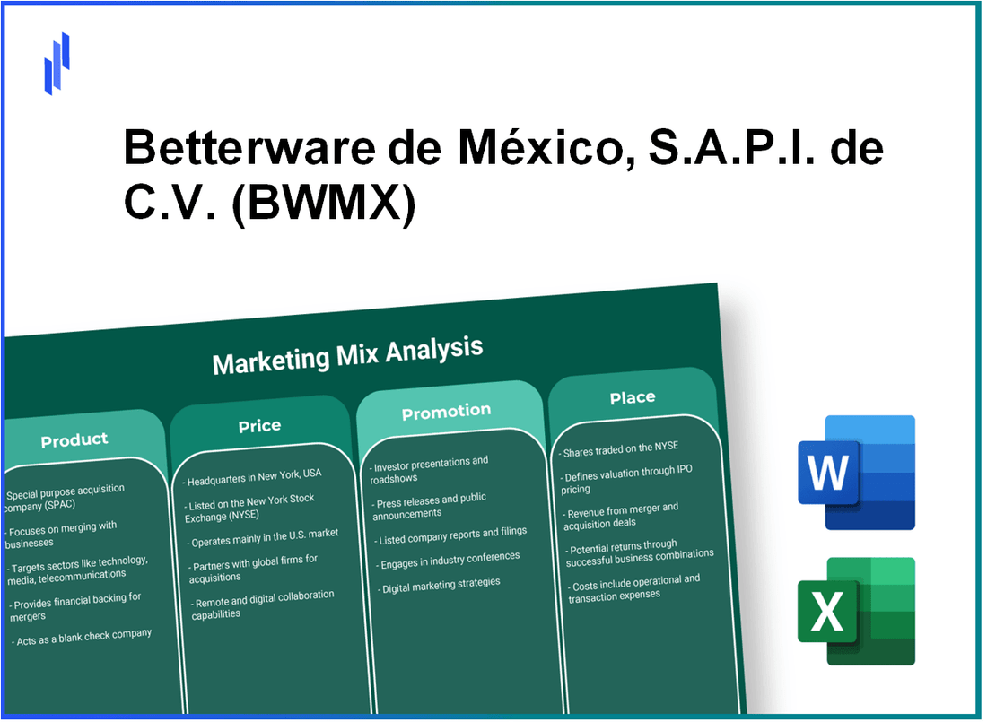 Marketing Mix Analysis of Betterware de México, S.A.P.I. de C.V. (BWMX)