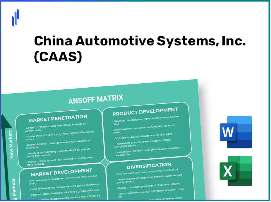 China Automotive Systems, Inc. (CAAS)Ansoff Matrix