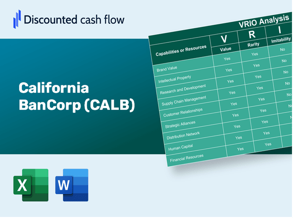 California BanCorp (CALB): VRIO Analysis [10-2024 Updated]