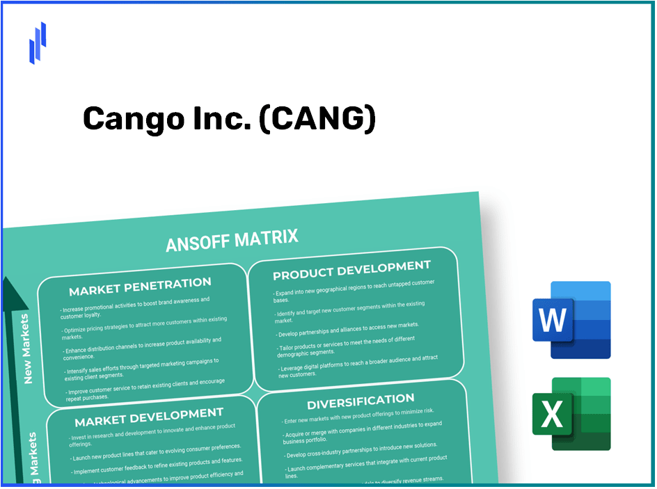 Cango Inc. (CANG)Ansoff Matrix