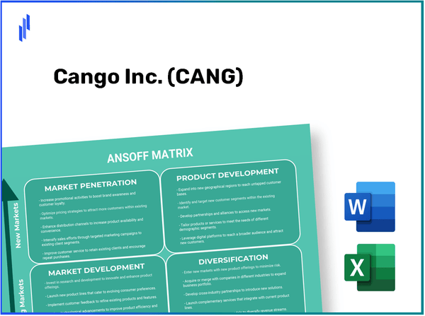 Cango Inc. (CANG)Ansoff Matrix