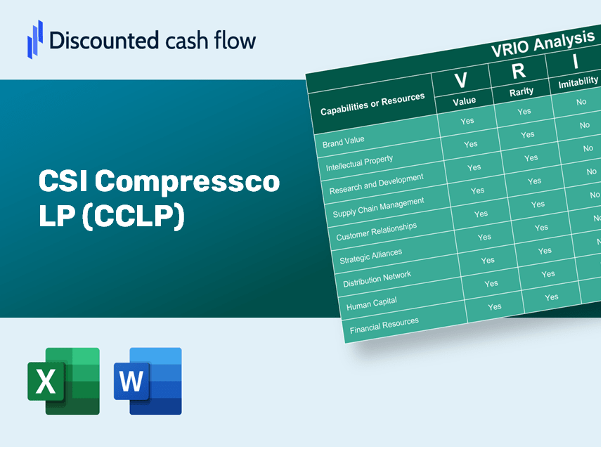 CSI Compressco LP (CCLP): VRIO Analysis [10-2024 Updated]