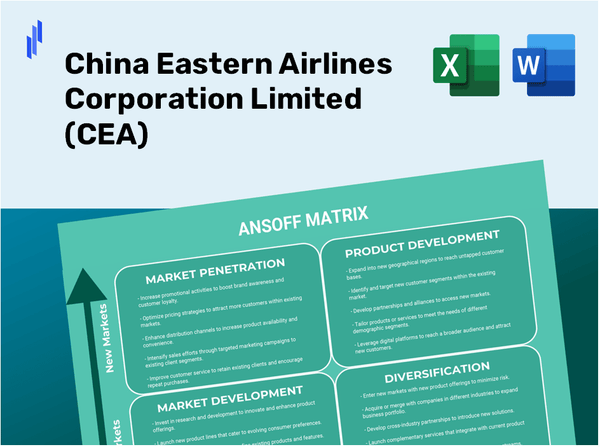 China Eastern Airlines Corporation Limited (CEA)Ansoff Matrix