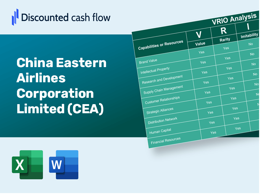 China Eastern Airlines Corporation Limited (CEA): VRIO Analysis [10-2024 Updated]