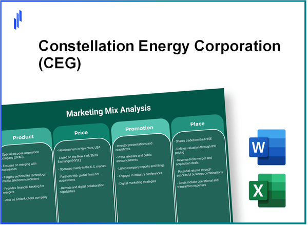 Marketing Mix Analysis of Constellation Energy Corporation (CEG)