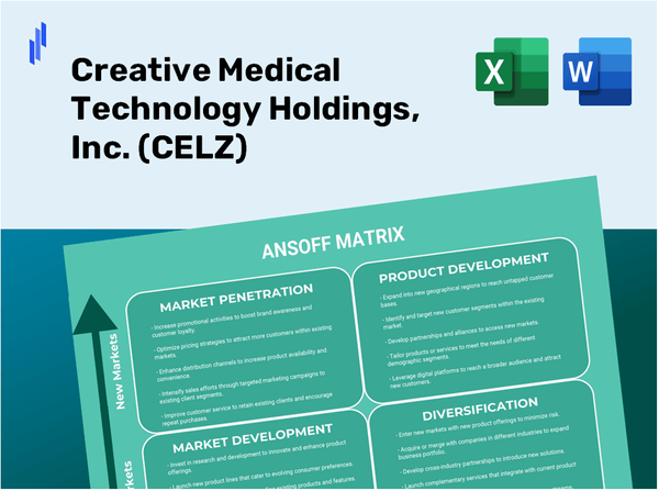 Creative Medical Technology Holdings, Inc. (CELZ)Ansoff Matrix