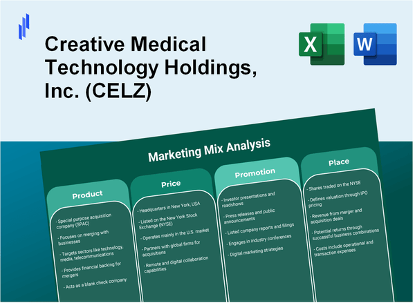 Marketing Mix Analysis of Creative Medical Technology Holdings, Inc. (CELZ)