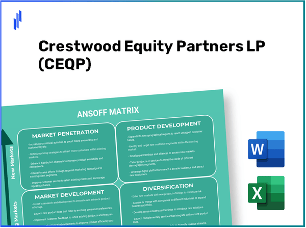 Crestwood Equity Partners LP (CEQP)Ansoff Matrix