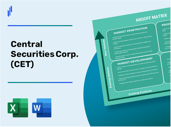 Central Securities Corp. (CET)Ansoff Matrix