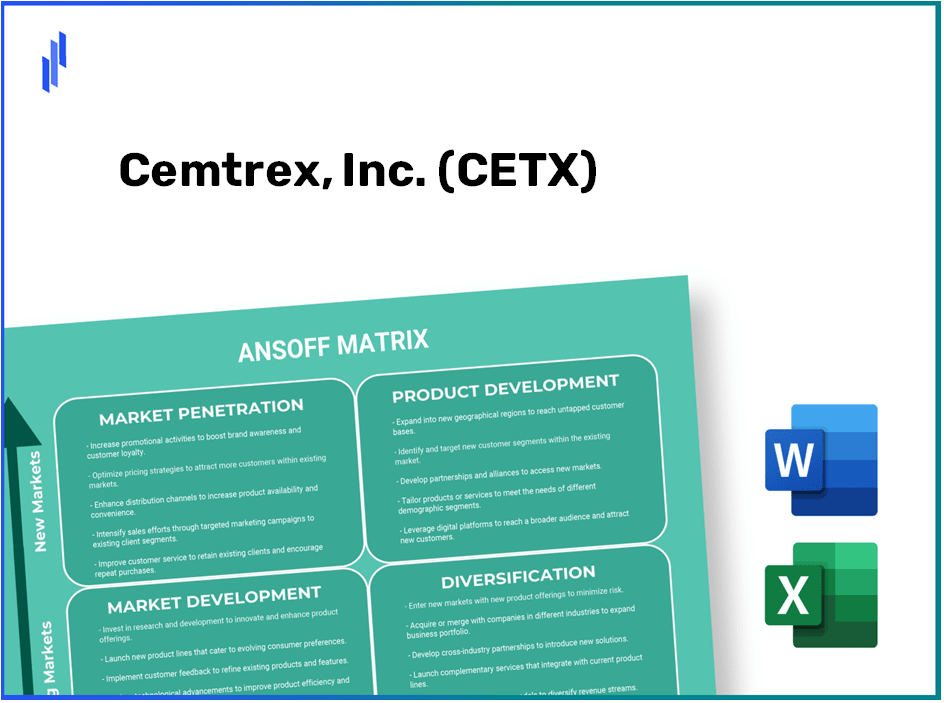 Cemtrex, Inc. (CETX)Ansoff Matrix