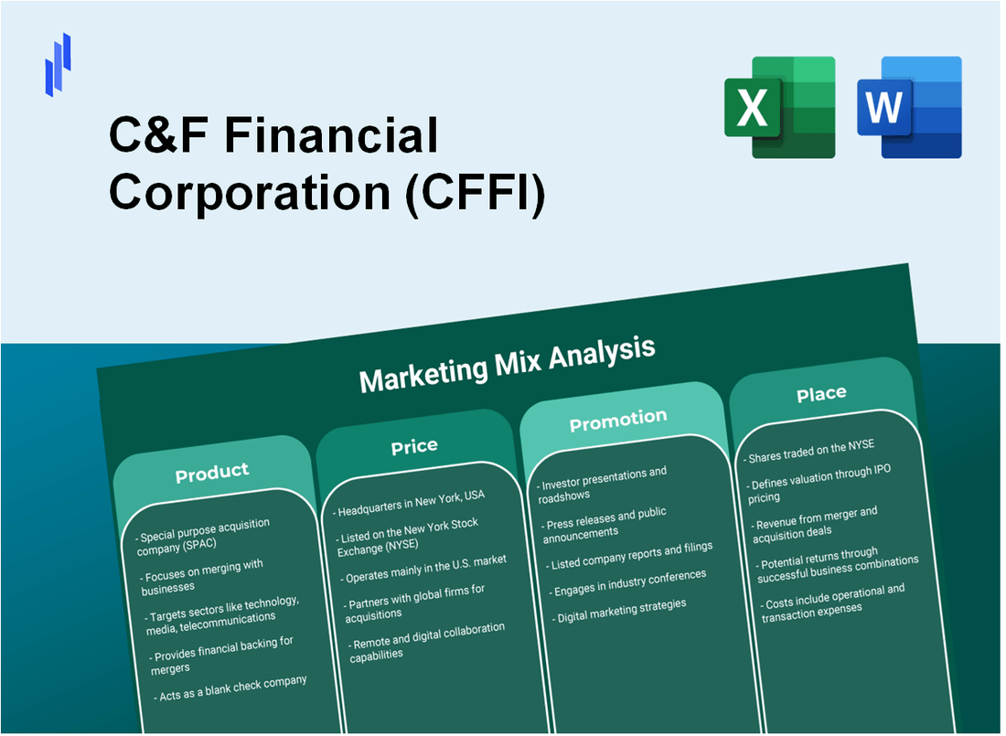 Marketing Mix Analysis of C&F Financial Corporation (CFFI)