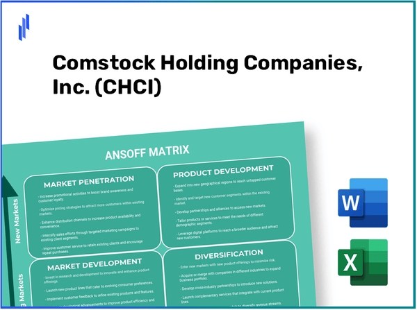 Comstock Holding Companies, Inc. (CHCI)Ansoff Matrix