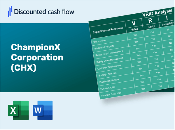 ChampionX Corporation (CHX): VRIO Analysis [10-2024 Updated]