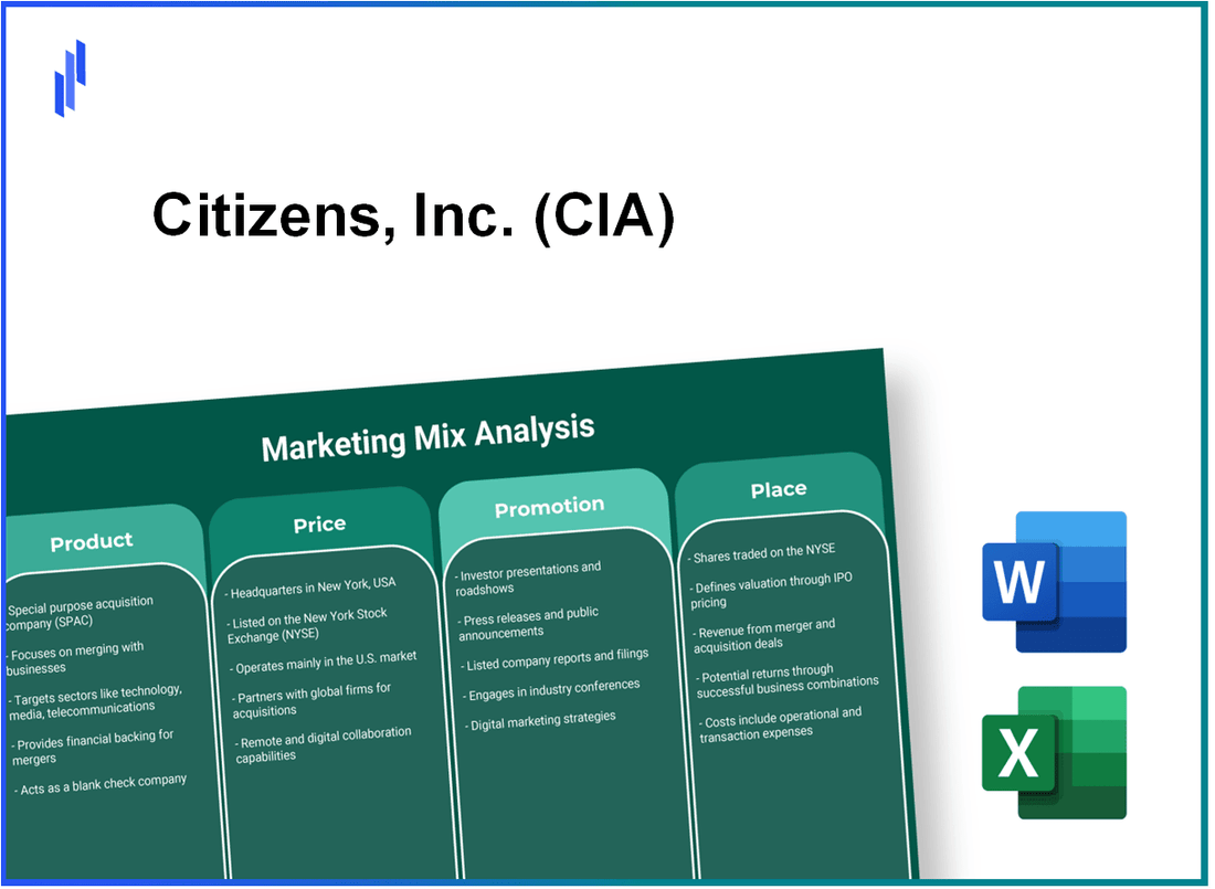 Marketing Mix Analysis of Citizens, Inc. (CIA)