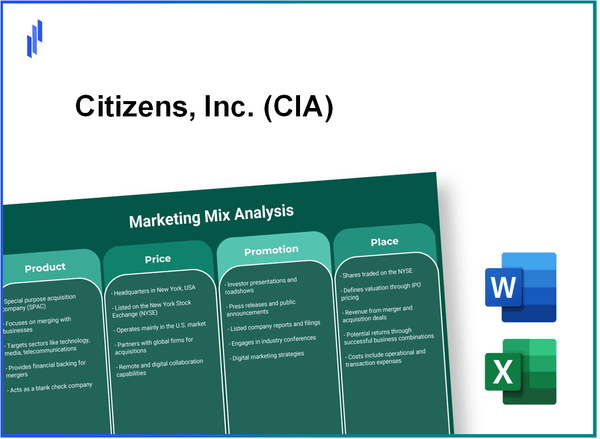 Marketing Mix Analysis of Citizens, Inc. (CIA)