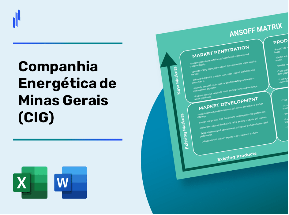 Companhia Energética de Minas Gerais (CIG)Ansoff Matrix