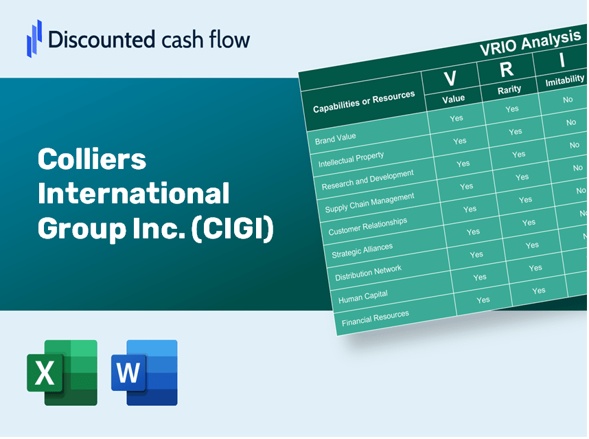 Colliers International Group Inc. (CIGI): VRIO Analysis [10-2024 Updated]