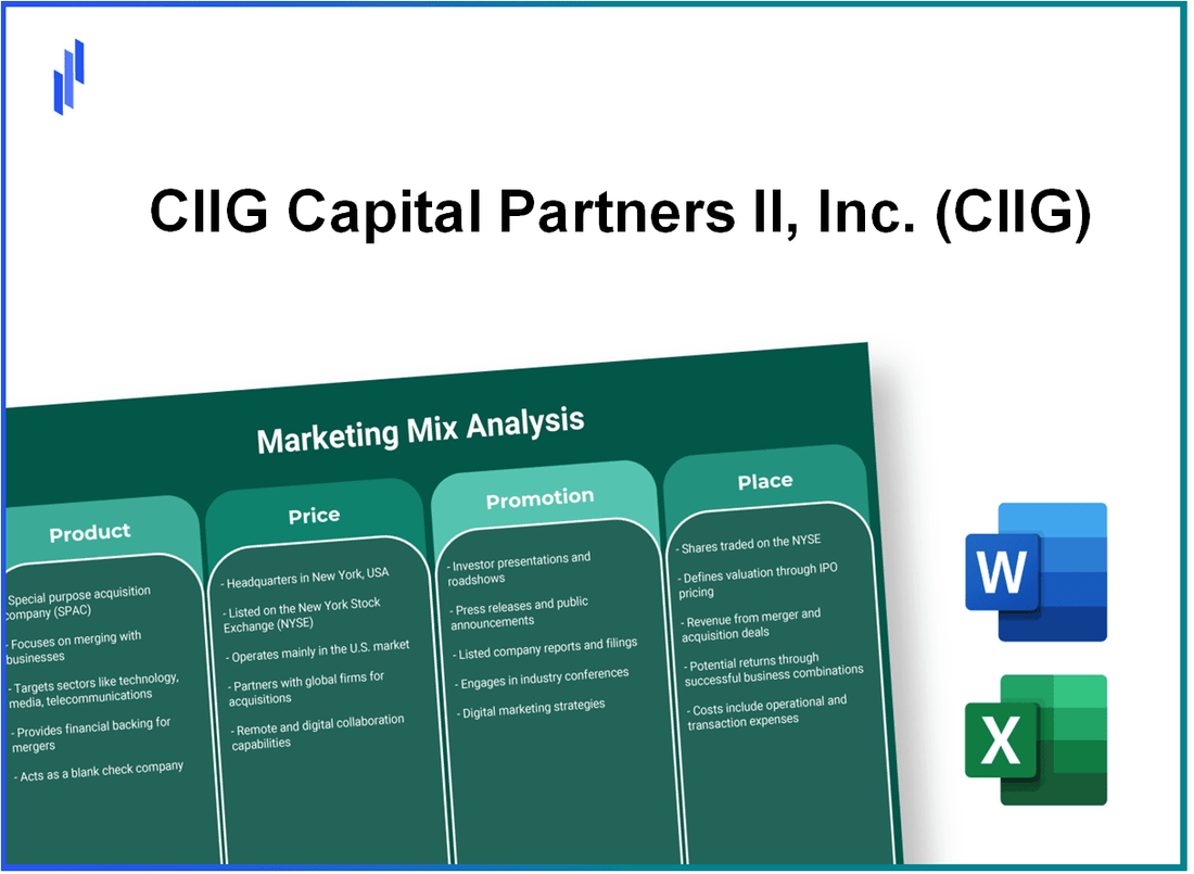 Marketing Mix Analysis of CIIG Capital Partners II, Inc. (CIIG)