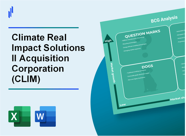 Climate Real Impact Solutions II Acquisition Corporation (CLIM) BCG Matrix Analysis