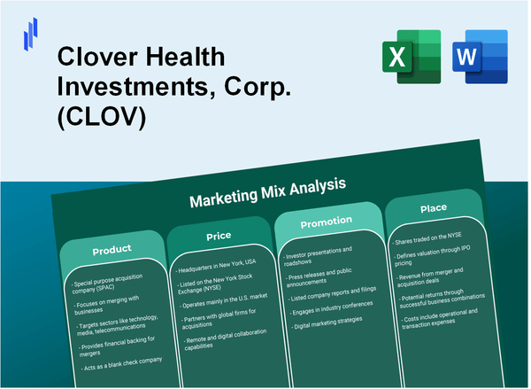 Marketing Mix Analysis of Clover Health Investments, Corp. (CLOV)