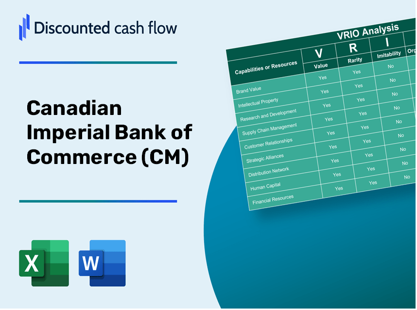 Canadian Imperial Bank of Commerce (CM): VRIO Analysis [10-2024 Updated]