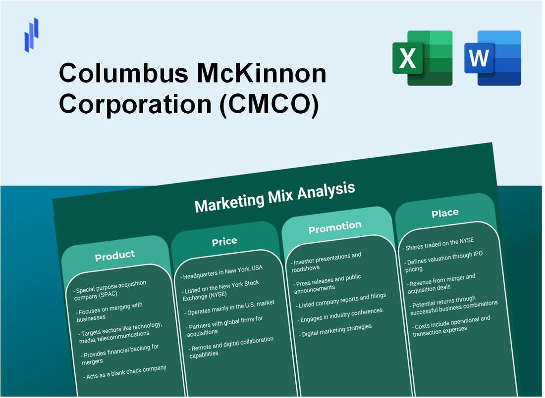 Marketing Mix Analysis of Columbus McKinnon Corporation (CMCO)