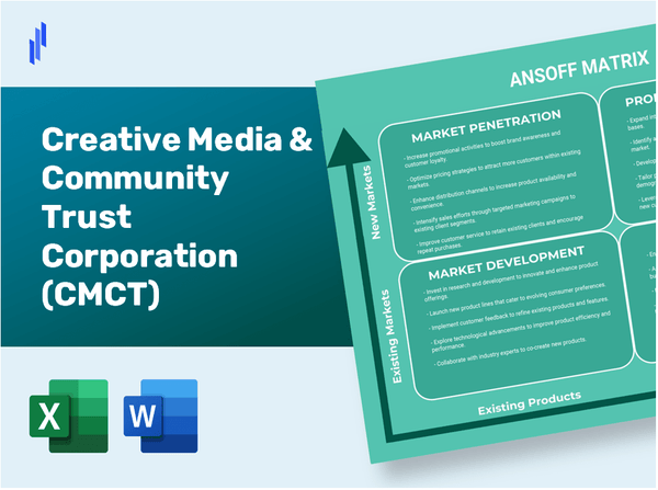 Creative Media & Community Trust Corporation (CMCT)Ansoff Matrix