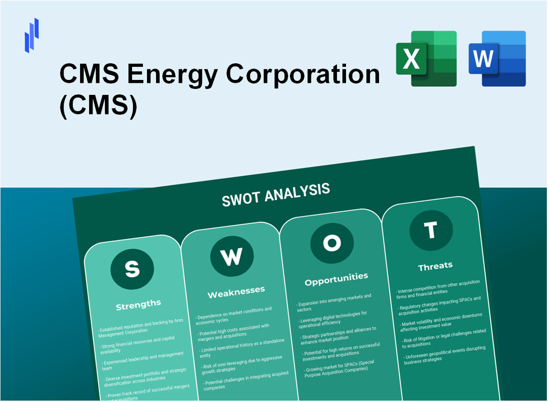 CMS Energy Corporation (CMS) SWOT Analysis