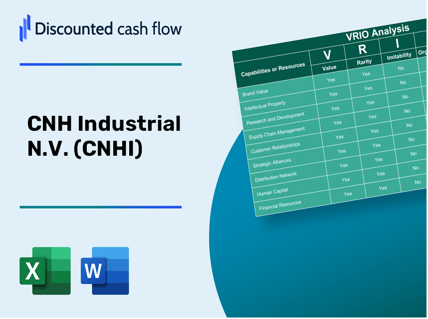 CNH Industrial N.V. (CNHI): VRIO Analysis [10-2024 Updated]