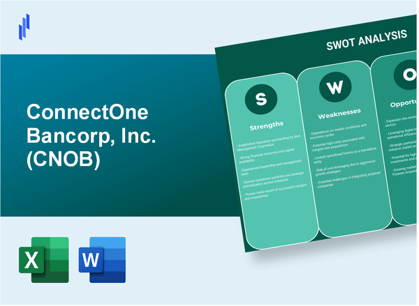 ConnectOne Bancorp, Inc. (CNOB) SWOT Analysis