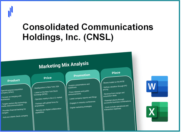 Marketing Mix Analysis of Consolidated Communications Holdings, Inc. (CNSL)