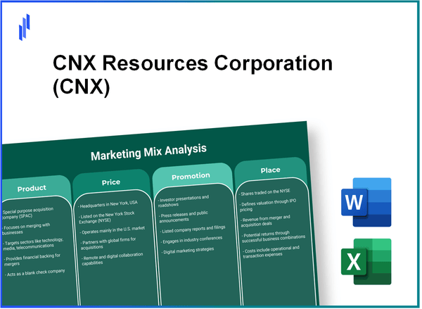 Marketing Mix Analysis of CNX Resources Corporation (CNX)