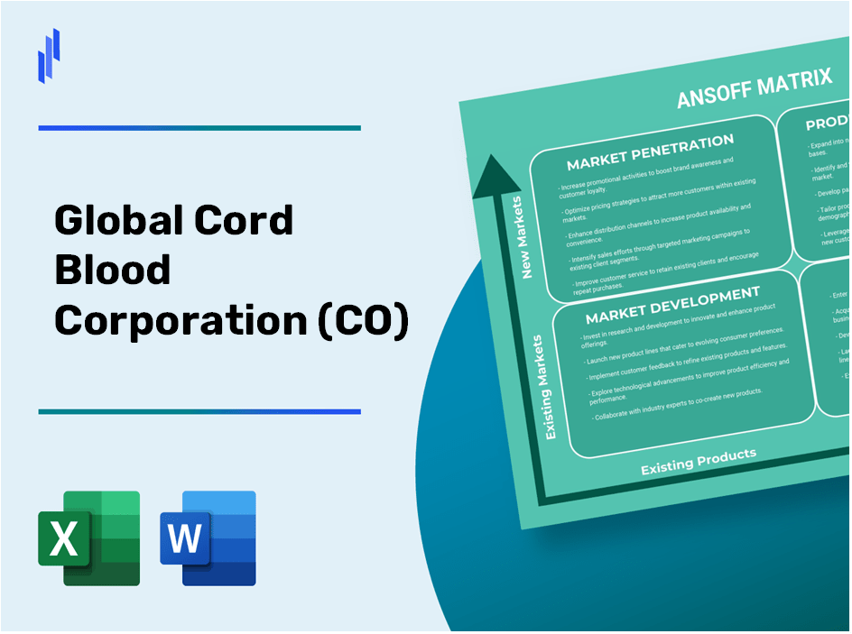 Global Cord Blood Corporation (CO)Ansoff Matrix