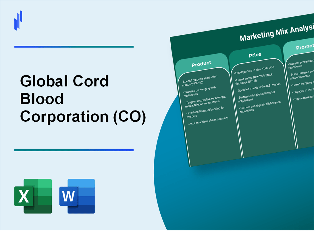 Marketing Mix Analysis of Global Cord Blood Corporation (CO)