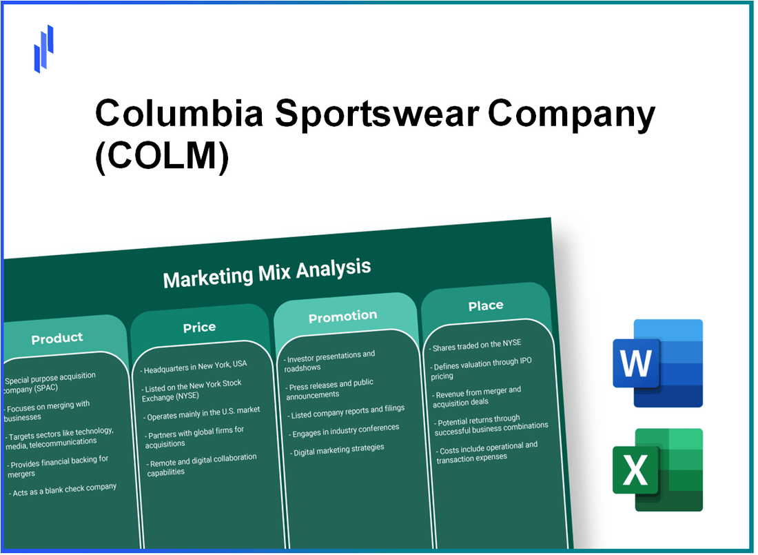 Columbia Sportswear Company COLM Marketing Mix Analysis 10 2024 Updated