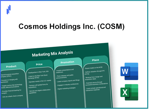 Marketing Mix Analysis of Cosmos Holdings Inc. (COSM)