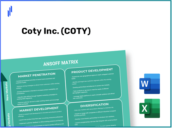 Coty Inc. (COTY)Ansoff Matrix