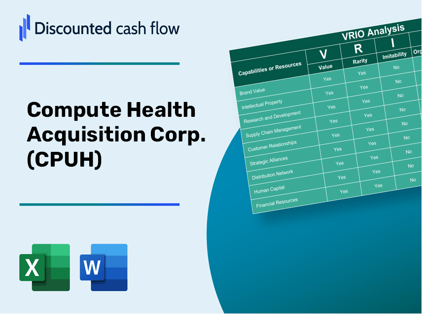 Compute Health Acquisition Corp. (CPUH): VRIO Analysis [10-2024 Updated]